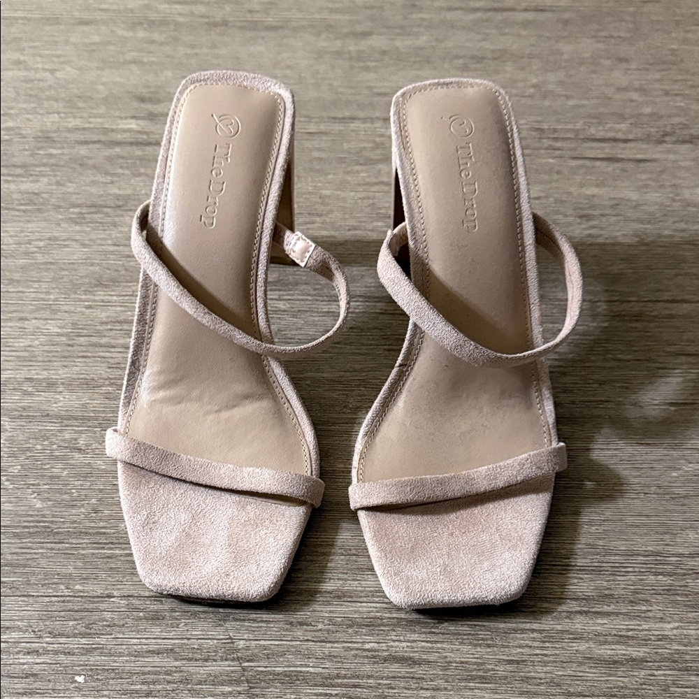 Chic Beige Strap Heels